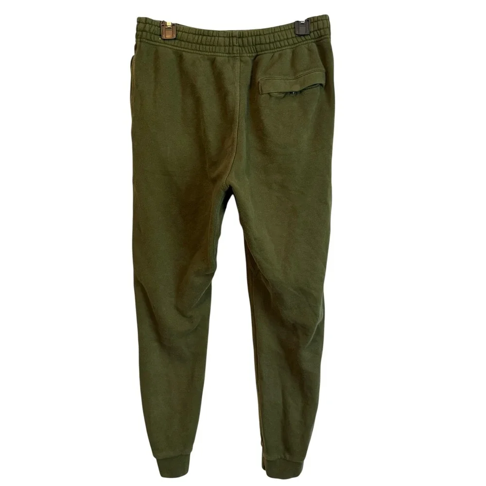 Nike Sportswear Club Fleece Jogger Pants Men M Olive Green Sweatpants Athleisure